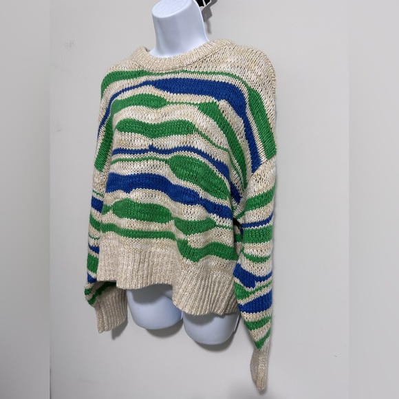 Aerie Intarsia Chucky Crew Neck Sweater size Large - Picture 4 of 8